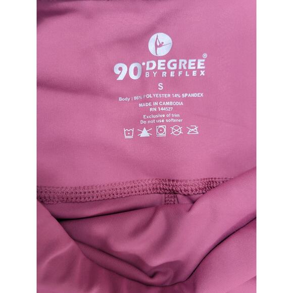NWT Reflex 90 Degree Pomberry Womens Small Workout Yoga‎ Pants Leggings PW75512 - Picture 5 of 8